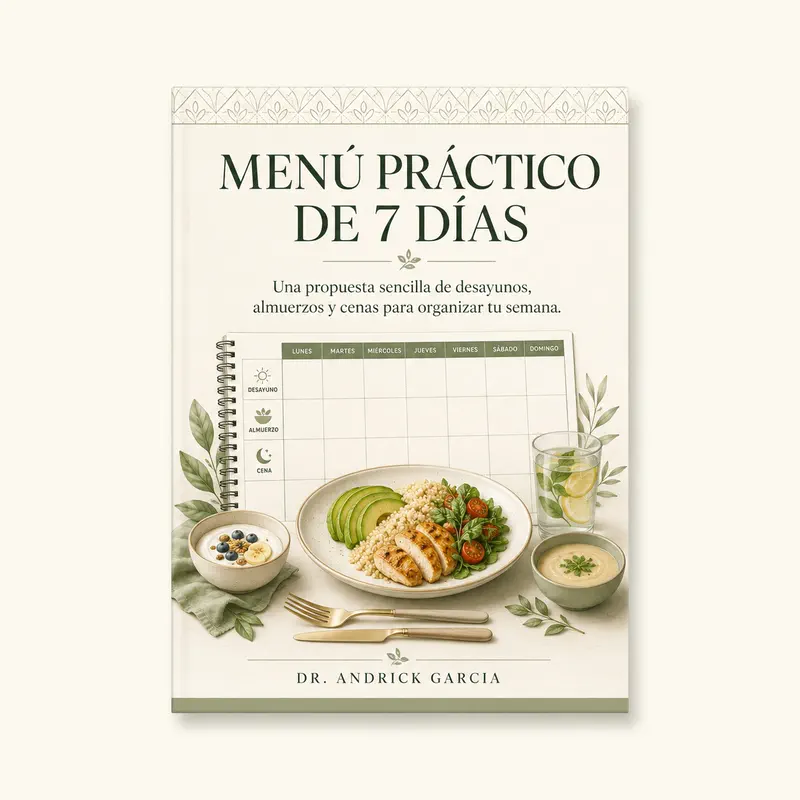 Menú práctico de 7 días